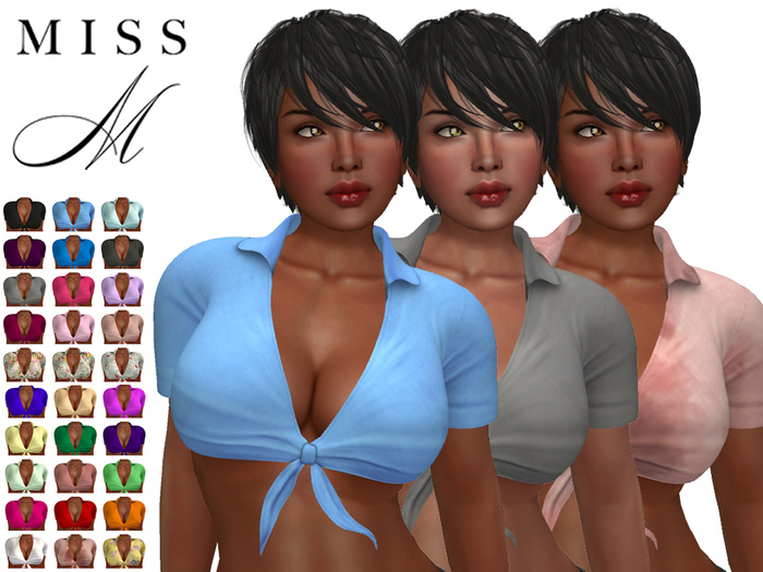 Miss M - crop tie top DEMO