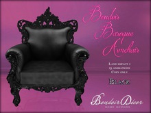 Baroque Chair White/Black