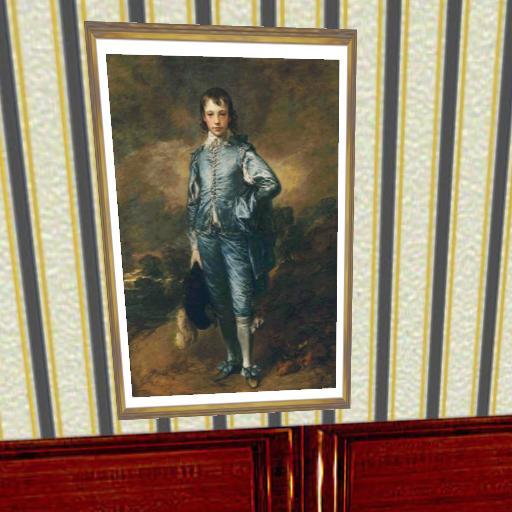 Gainsborough's Blue Boy framed and matted