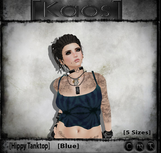 [Kaos] Hippy Tanktop - Aqua