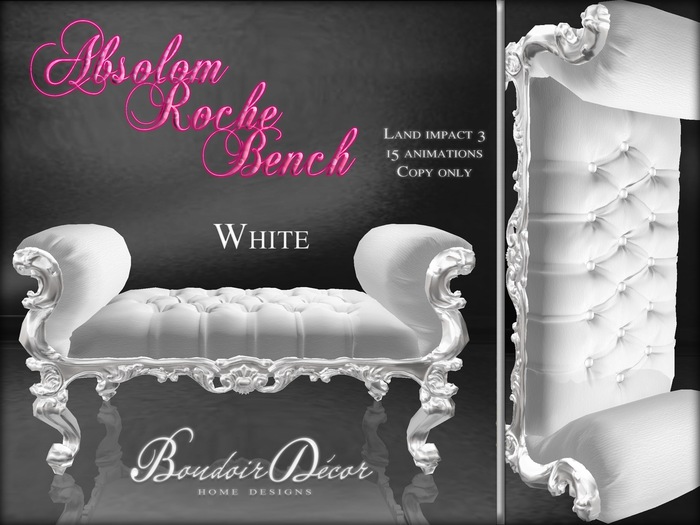 Baroque Chair White/Black