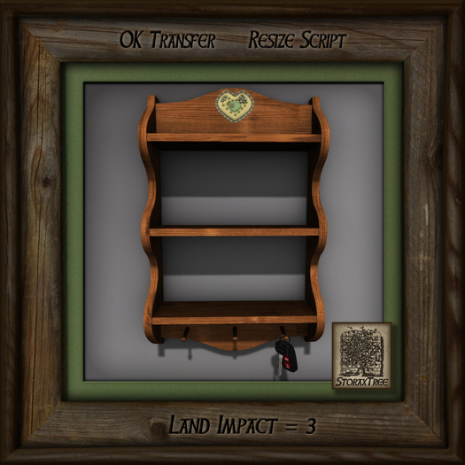 Heart Key Wall Shelf Ck