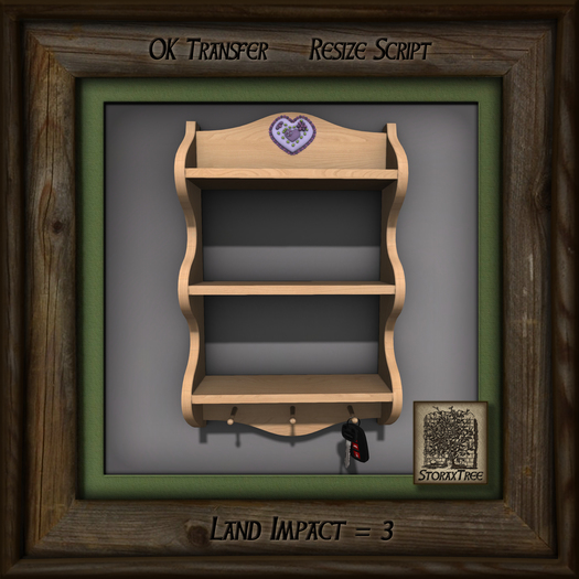 Heart Key Wall Shelf Ac