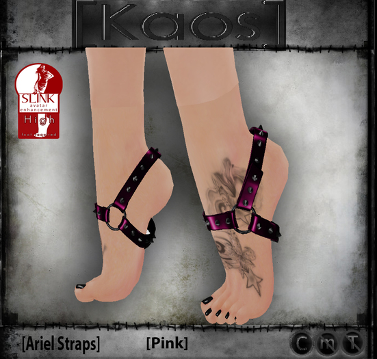 [Kaos] Ariel Straps - Pink