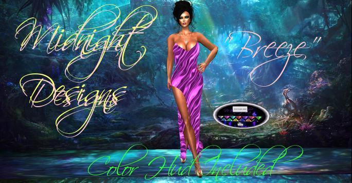 MIDNIGHT BREEZE GOWN