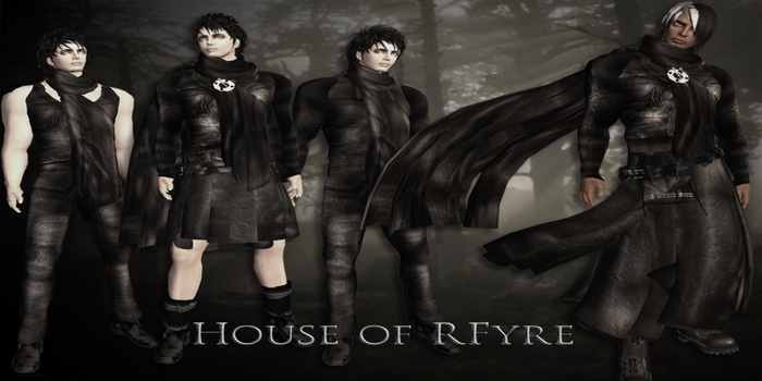 RFyre Bytterwynds Kilt Men Black Leather, Kilt with Cape TagMedieval TagFantasy TagGoth