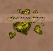 Valentines, hearts of glass, mossy, 11