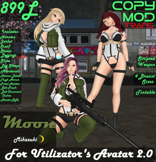[Mika] Moon Complete Outfit