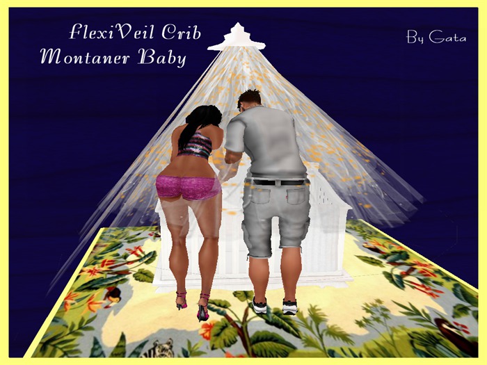 Flexi  VEIL bebe MONTANER with Crib