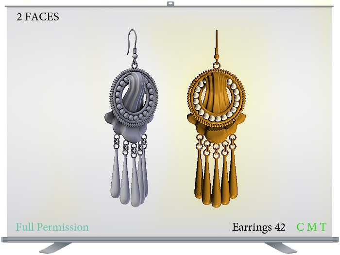Earrings 42 Full Permission