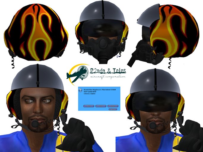 Pilot Helmet STORM FIGHT FIRE BOX