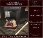 [RNP] Pillow Sit #8_Male - Full Perm Animation