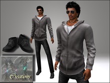 M-Creations *MESH & FITMESH* Outfit Harold Grey (BOXED)