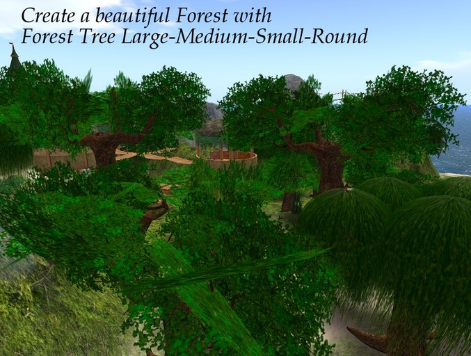 Sculpted Forest Tree Medium, Version Copy