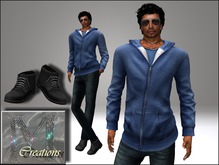 M-Creations *MESH & FITMESH* Outfit Harold Blue (BOXED)