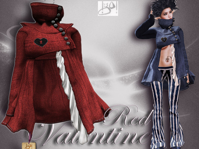 !gO! Valentine jacket - Red