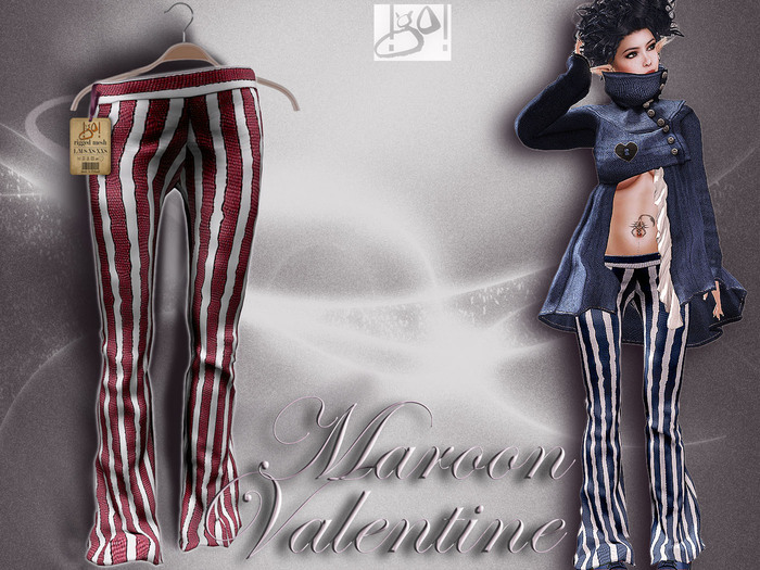 !gO! Valentine pants - Maroon