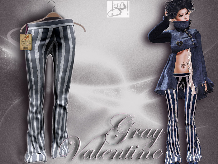 !gO! Valentine pants - Gray