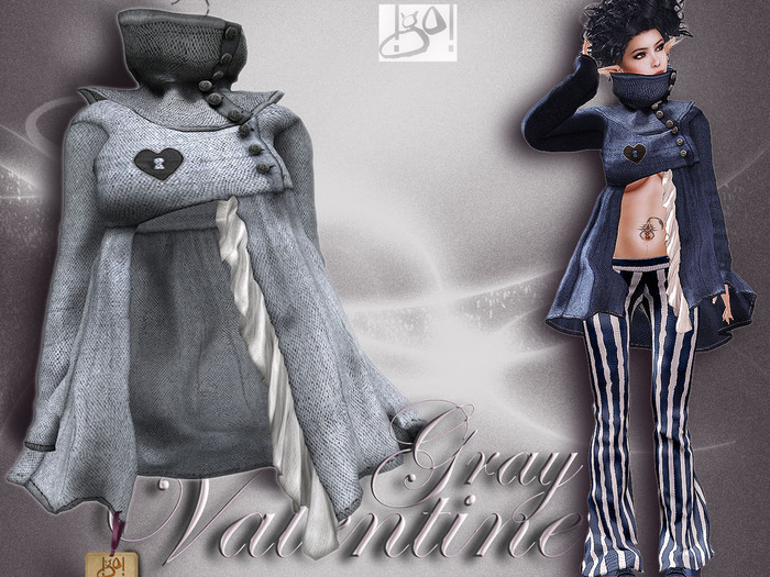 !gO! Valentine jacket - Gray