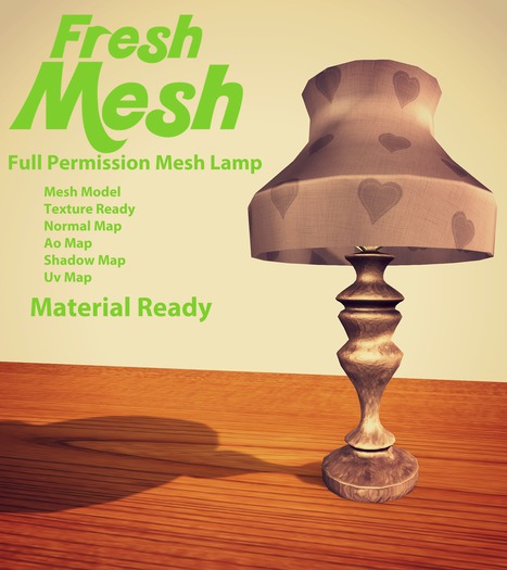 Fresh Mesh-Full Permission Mesh Lamp 3
