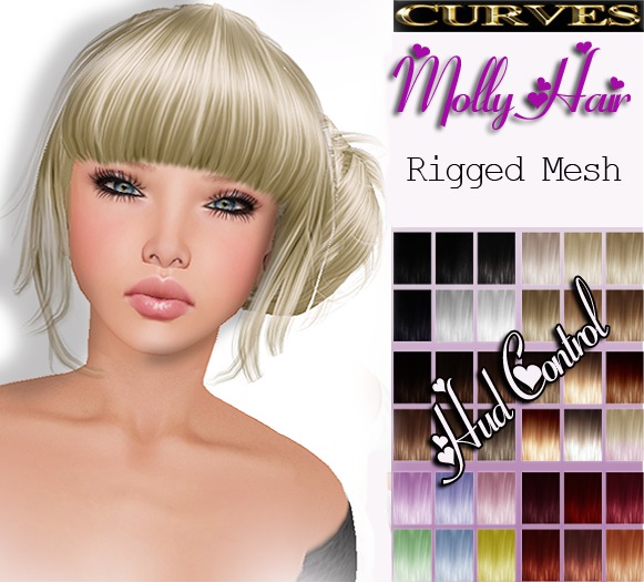 Curves-Molly Mesh Hair-Fantasy Pack