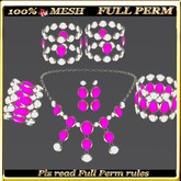 LW_ Mesh Hat with 3 Roses - 1