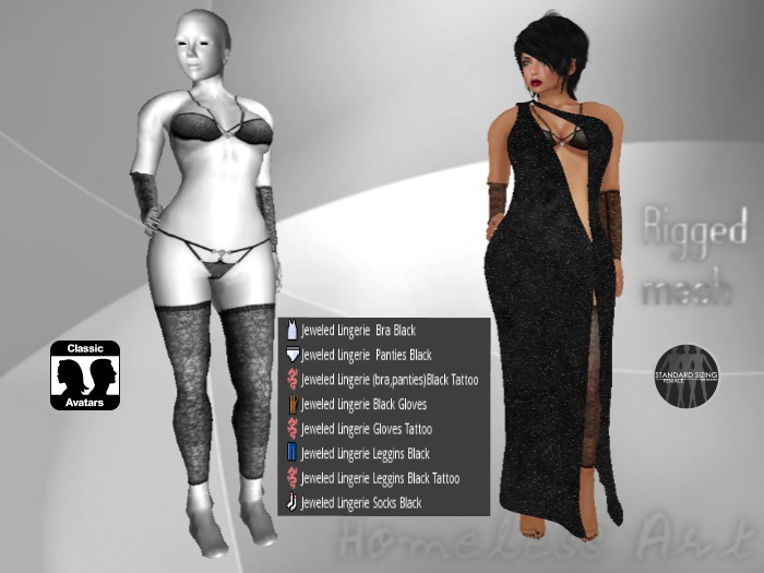 Black Sparkling Gown