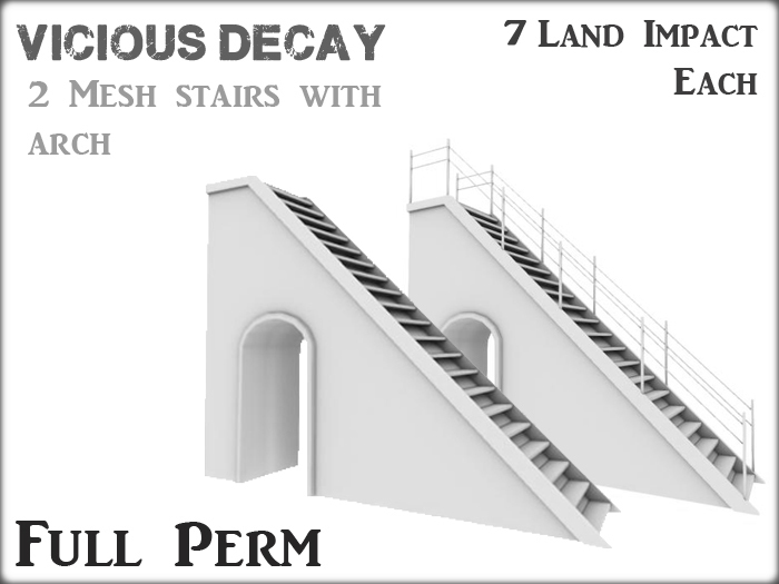 Vicious Decay - Mesh Stairs 'Arch'