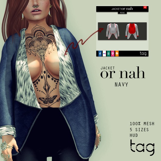 tag. jacket or nah [navy]