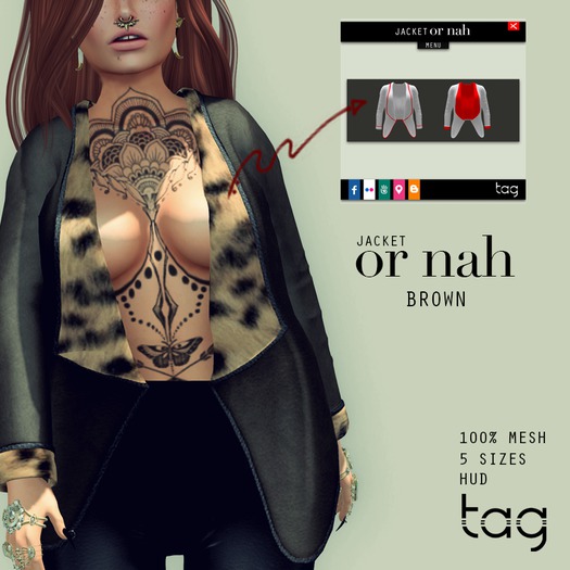 tag. jacket or nah [brown]