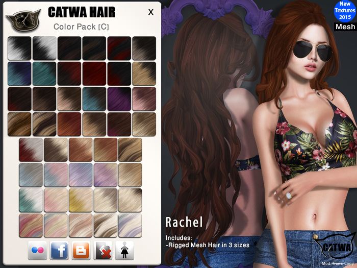 CATWA HAIR Rachel [C]
