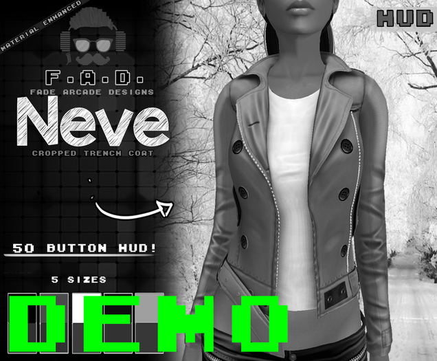 F.A.D. // Neve Cropped Trench Coat DEMO