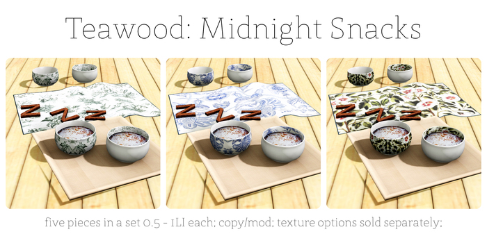 Teawood: Midnight Snack / Fleur