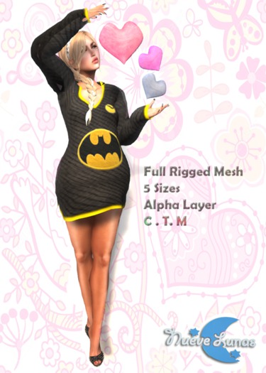 ☾☆ Maternity MiniDress Winter BabyBat ☆☽