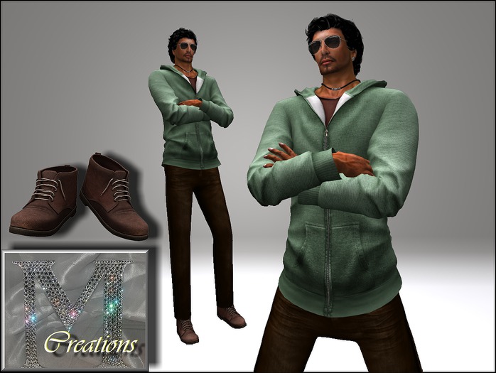 M-Creations *MESH & FITMESH* Outfit Harold Green (BOXED)