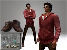 M-Creations *MESH & FITMESH* Outfit Harold Red (BOXED)