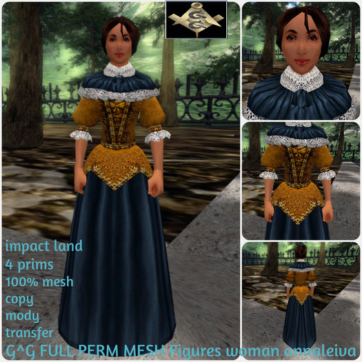 G^G FULL PERM MESH Figures woman annaleiva