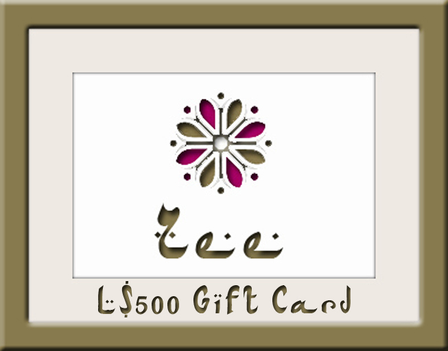L$500 Zee Gift Card