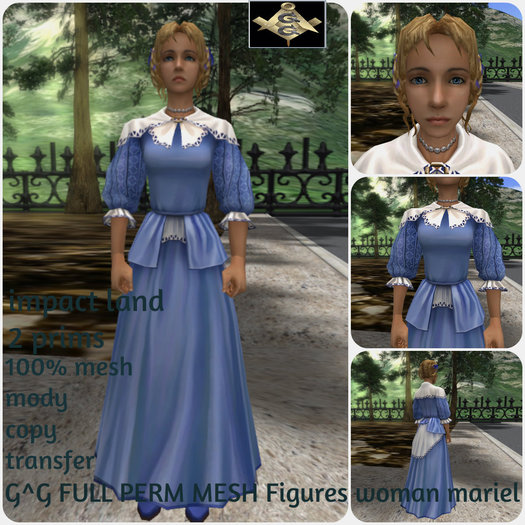 G^G FULL PERM MESH Figures woman mariel