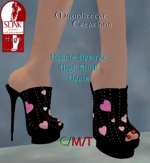 Hearts Desire Slink High Heels