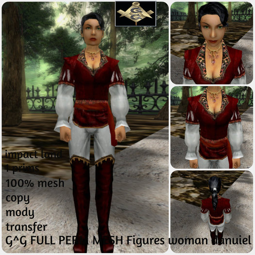 G^G FULL PERM MESH Figures woman danuiel