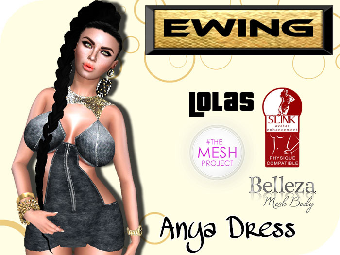 *+EWING+* Anya Dress "Jeans2"