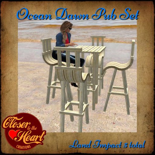 Ocean Dawn Pub Set BOXED