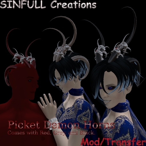 Sinfull Picket demon horns