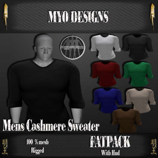 *MD*Mens Cashmere Sweater (add me)