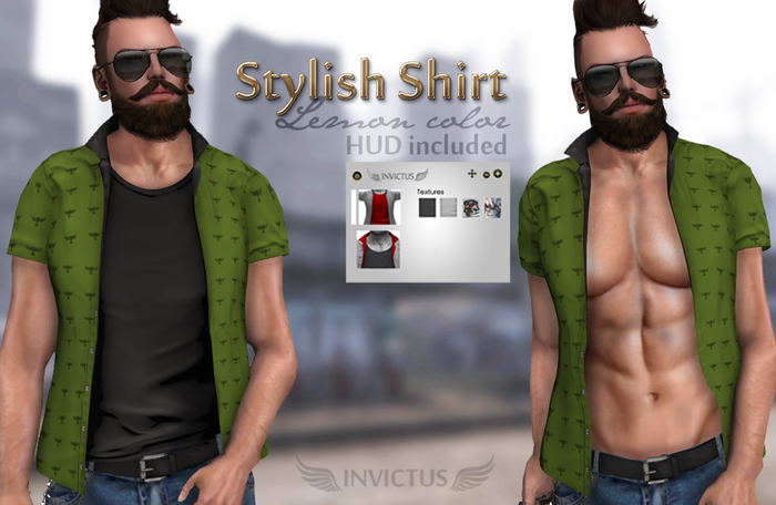INVICTUS - Stylish Shirt - Lemon