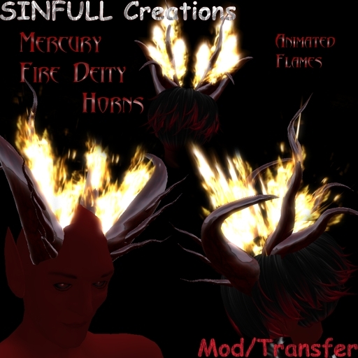 Mercury Fire Deity Horns