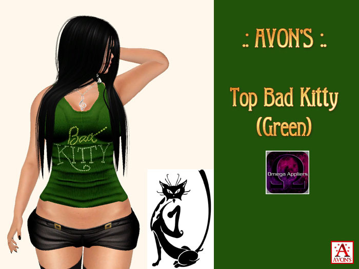 .: AVON'S :. Omega Advanced Applier - Top Bad Kitty (Green)