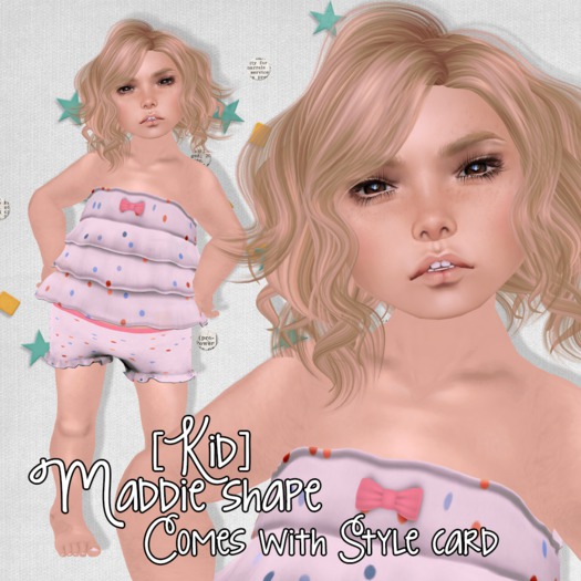 {ello poppet} Maddie shape KID