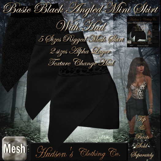 Basic Black Angled Mini With HUD *Copy* ~Candace Hudson